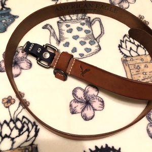 Men’s AEO Cognac Leather Belt